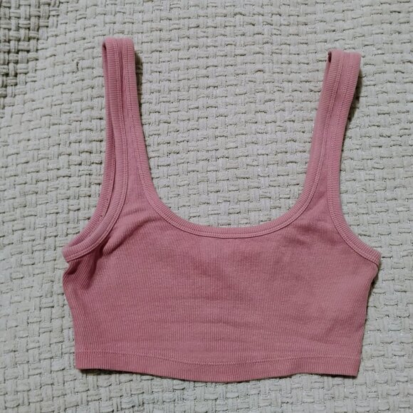 Zara Tops - Zara pink crop  tank top